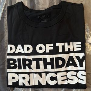 Mens Little Girl Birthday Shirt (Daddy’s Princess)